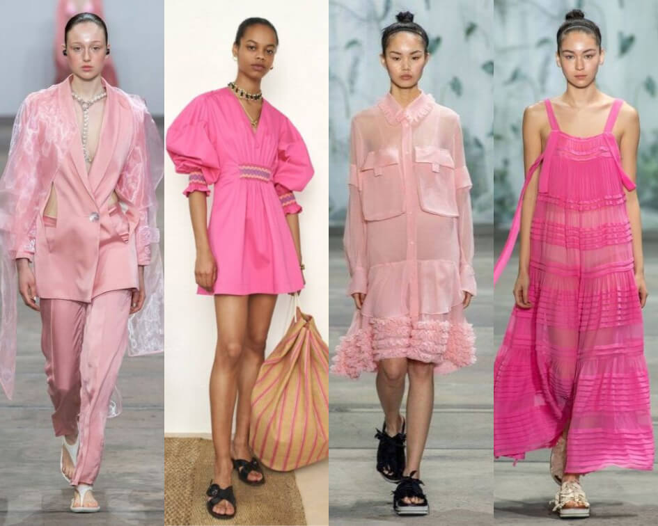 cor tendencia rosa verão 2020